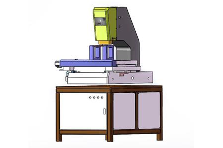 Sistema de medición por visión y láser